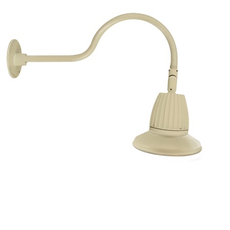 Rab GOOSENECK STYLE1 26W WARM LED 11" ST SHADE RECT REFL IVORY GN1LED26YRST11I